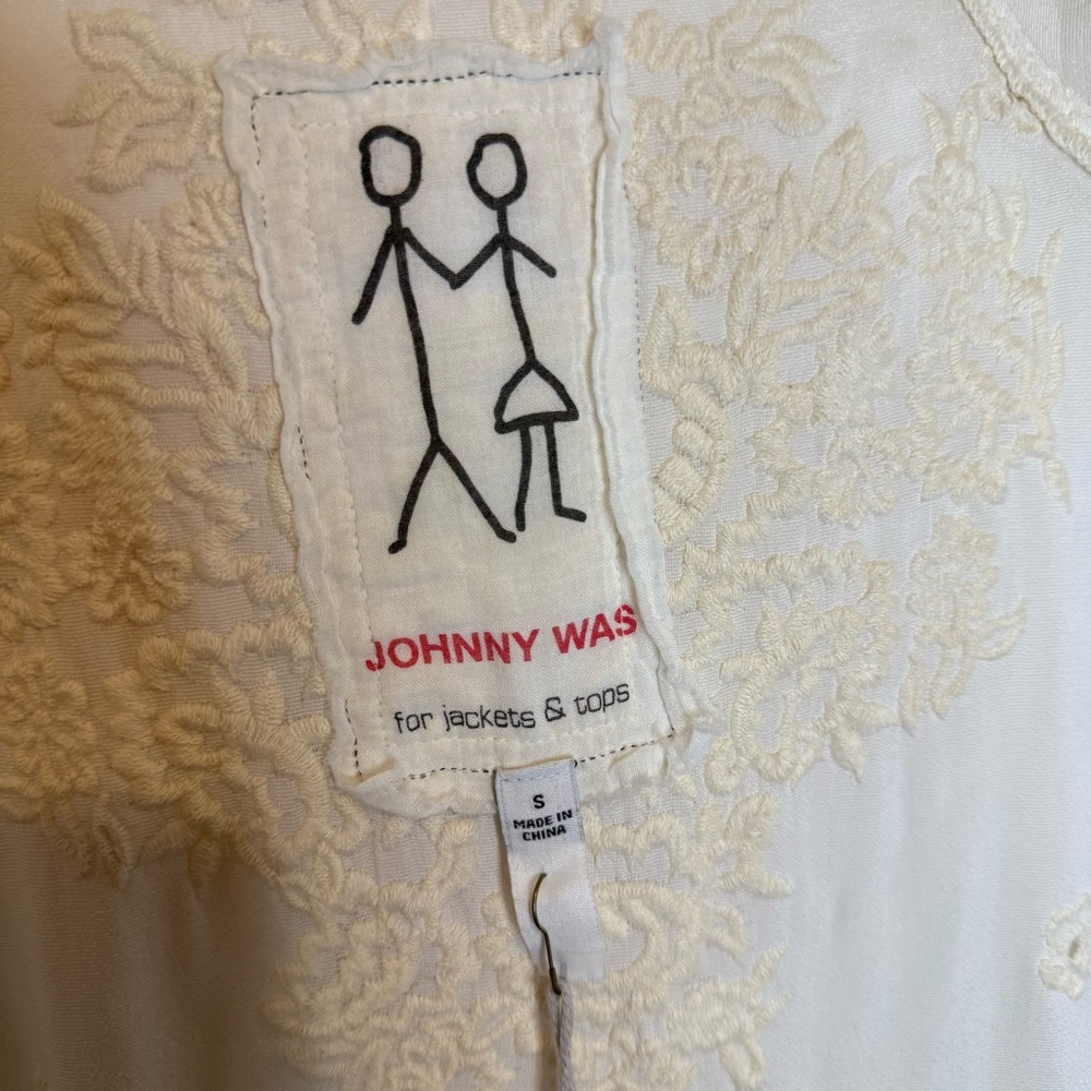 Johnny Was April Velvet Blouse NWT - Size Small - Picture 5 of 7